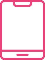 Tablet Icon Design Illustration vector