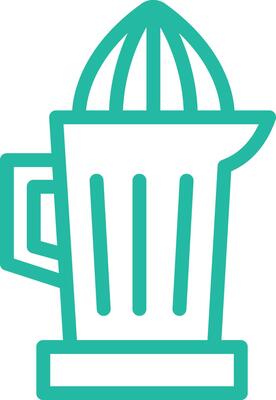 Citrus juicer Icon Design Illustration