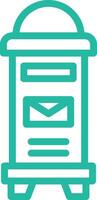 Mailbox Icon Design Illustration vector