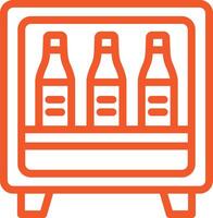 Minibar Icon Design Illustration vector