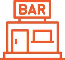 Bar Icon Design Illustration vector