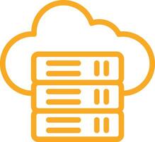 Database Icon Design Illustration vector