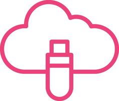 Usb Icon Design Illustration vector