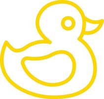 Rubber duck Icon Design Illustration vector
