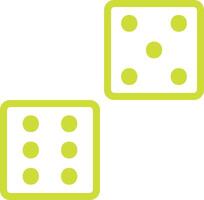 Dice Icon Design Illustration vector