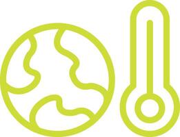 Climate change Icon Design Illustration vector