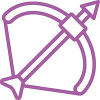 Bow Icon Design Illustration vector