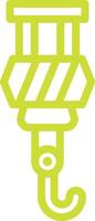Crane hook Icon Design Illustration vector
