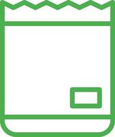 Paper bag Icon Design Illustration vector
