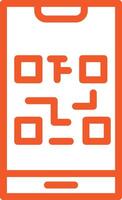 Qr code Icon Design Illustration vector