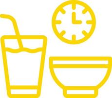 Fasting Icon Design Illustration vector