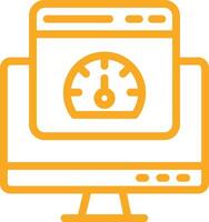 Speed test Icon Design Illustration vector