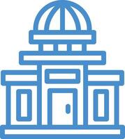 Government building Icon Design Illustration vector