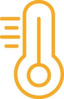 Thermometer Icon Design Illustration vector