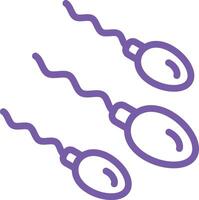 Sperms Icon Design Illustration vector