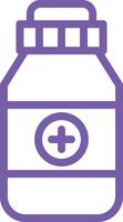 Medicine jar Icon Design Illustration vector