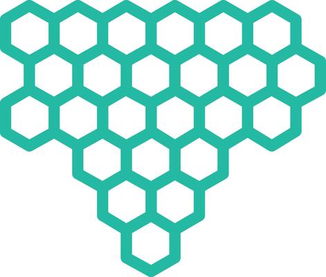 Honey comb Icon Design Illustration