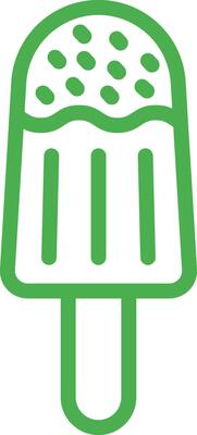 Ice cream Icon Design Illustration
