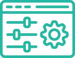 Configuration Icon Design Illustration vector