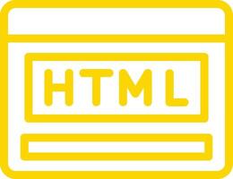 Html Icon Design Illustration vector
