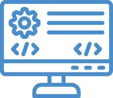 Backend Icon Design Illustration vector