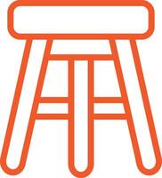 Bar Stool Icon Design Illustration vector