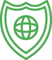 Shield Icon Design Illustration vector