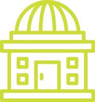 Embassy Icon Design Illustration vector