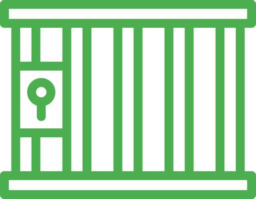 Jail Icon Design Illustration