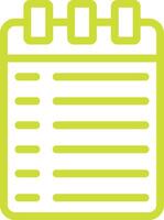 Notebook Icon Design Illustration vector