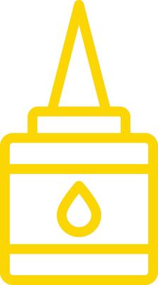 Liquid Glue Icon Design Illustration