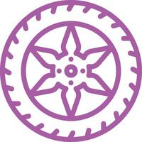 Wheel Icon Design Illustration vector