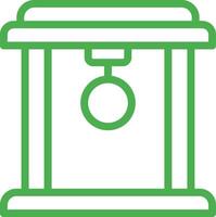 Torii Gate Icon Design Illustration vector