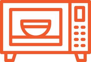 Microwave Oven Icon Design Illustration vector