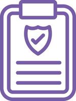 Coverage Icon Design Illustration vector