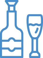 Champange Icon Design Illustration vector