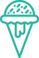 Ice cream Icon Design Illustration vector