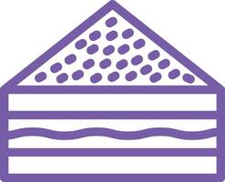 Sandwich Icon Design Illustration vector