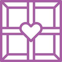 Chocolate Box Icon Design Illustration vector