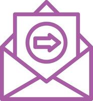 Send Mail Icon Design Illustration vector