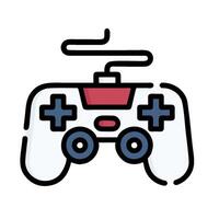 A game controller icon on a white background vector