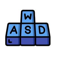 A blue and purple block with the word asd on it vector