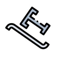 A black and white illustration of a hammer vector