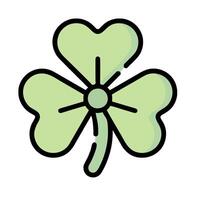 A four leaf clover icon on a white background vector