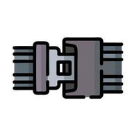 A black and gray device with a white background vector