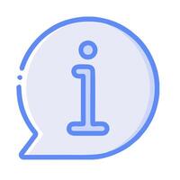 A speech bubble with the number one in it vector