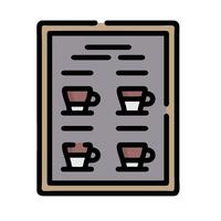 A coffee cup icon on a white background vector