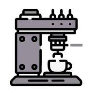 Coffee machine icon illustration vector
