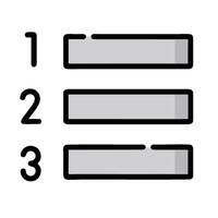 A black and white image of three different types of bars vector