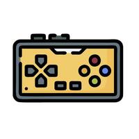 A game controller icon on a white background vector